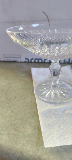 Fine Quality Crystal Tazza Bohemia Crystal