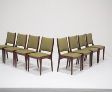 Set of 8 Vintage Danish Rosewood Dining Chairs by Johannes Andersen for Uldum Mobelfabrik, 1960s