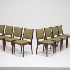 Set of 8 Vintage Danish Rosewood Dining Chairs by Johannes Andersen for Uldum Mobelfabrik, 1960s