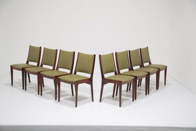 Set of 8 Vintage Danish Rosewood Dining Chairs by Johannes Andersen for Uldum Mobelfabrik, 1960s