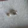 Pandora  charm with pearl drop and purple gemstone in great condition Image 7