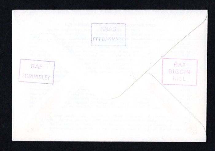 1976 Wales Illustrated Cover Commemorating  40th Anniversary of First Flight of Wellington tying 6 1/2d Machin Definitive Stamp