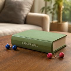 BookGame Ladderball  Tabletop Toss Game Hidden Inside a Book