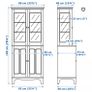 Ikea Lommarp cabinet with glass doors Image 6