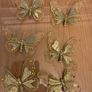 6 Large Gold Butterflies Image 2