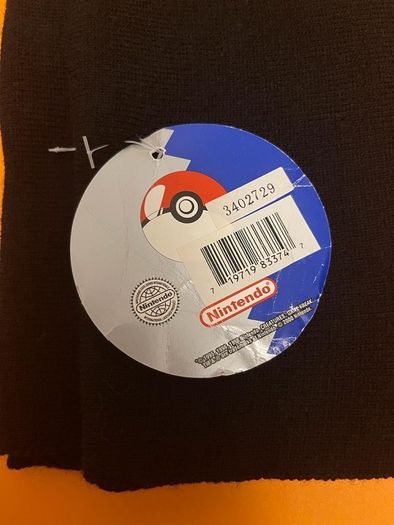 Official Pokemon Hat And Scarf 2000 Vintage New