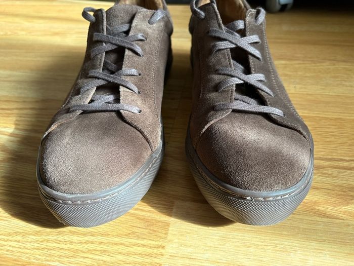 Hawes&Curtis sneakers brown suede 8