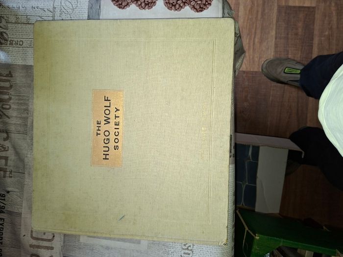 The Hugo Wolf Society Classical Music Series 12-inch 78 RPM released by His Master's Voice (HMV) 1945 postage available
