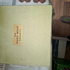 The Hugo Wolf Society Classical Music Series 12-inch 78 RPM released by His Master's Voice (HMV) 1945 Ideal for Home or Stage Movie Props postage available