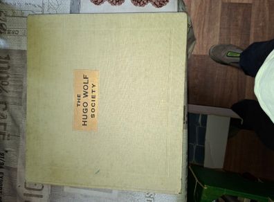 The Hugo Wolf Society Classical Music Series 12-inch 78 RPM released by His Master's Voice (HMV) 1945 postage available