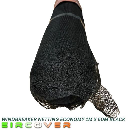 Windbreaker Netting Economy 50 Gsm Black 1m x 50m