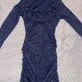 Navy Blue Sparkly Dress Image 3