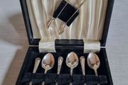 Sheffield EPNS Silver Plated Dessert Spoon Set