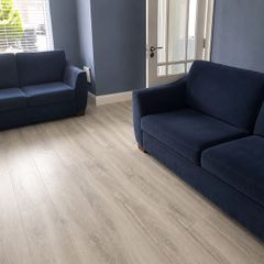 Navy Blue 2 and 3 seater sofas