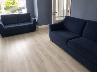 Navy Blue 2 and 3 seater sofas