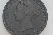 1866 jersey penny rare coin
