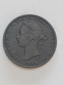1866 jersey penny rare coin