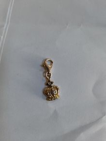 silver crown charm