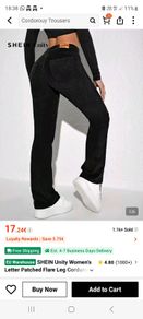 black corduroy trousers