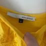 top river island bright yellow frilled top size 6 Image 2