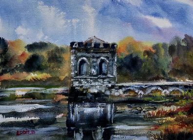 Lough key watercolour