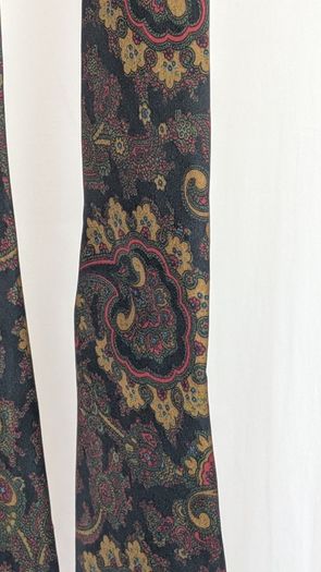 Christian Dior Tie Paris Paisley Silk Mens Vintage Designer Necktie Italy