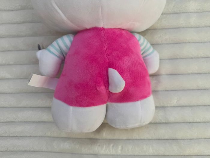 Hello Kitty Plush Pink Dress approx. 35 cm. a bit dirty Please see pictures