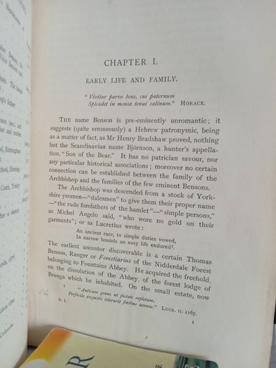 The Life of Edward White Benson: Sometime Archbishop of Canterbury by his Son Arthur Christopher Benson (2 Volume Set) (LP650)