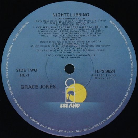 Grace Jones  Nightclubbing