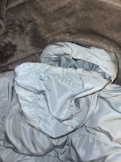 Baby Blue Puffer Iets Frans Coat