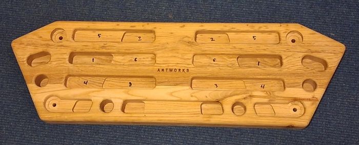 ANTWORKS Strong Ant III Hangboard Fingerboard Training board Climbing Bouldering Similar to Beastmaker Metolius Lattice Hang Finger Hang Strength