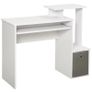 Computer Desk with Sliding Keyboard Tray Storage Drawer Shelf Home Office Workstation (FREE POSTAGE) Image 4