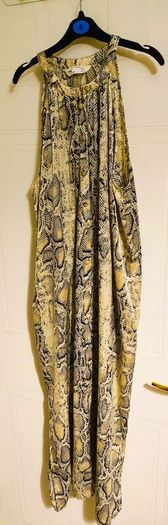 Zara Snake Print Maxi Dress  Size L