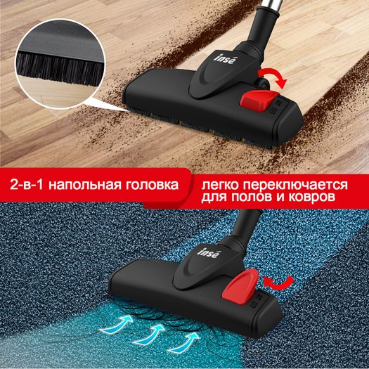 Household Corded Vacuum Cleaner 18Kpa Suction Power Vertical Clean Vacuum Cleaner Handheld Lightweight