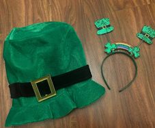 St Patricks Day Hat and Headband