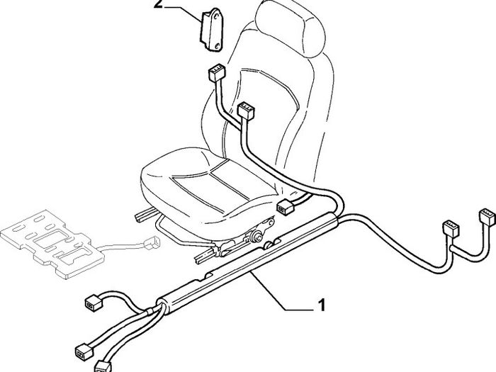 Airbag Sensor (Fiat Bravo 1998/2001)