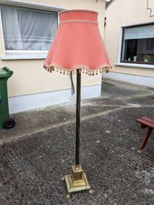 Brass tall lamp