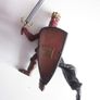 Papo Red Knight with Sword/ Shield  Figure 2007 Image 5