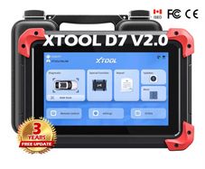 XTOOL D7 All System Car Diagnostic Tools Bidirectional Scanner ECU Coding Key Programmer 38+ Services Add CANFD Functions PK D7S