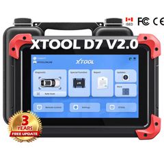 XTOOL D7 All System Car Diagnostic Tools Bidirectional Scanner ECU Coding Key Programmer 38+ Services Add CANFD Functions PK D7S