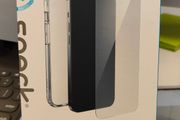 Speck Apple iPhone 13,14 &amp; 15 Presidio Perfect Clear Case Clear + Screen Protector Tempered Glass.