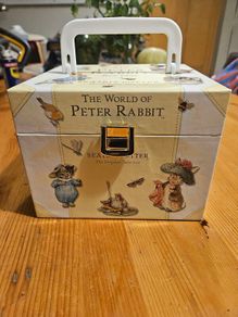 The World Of Peter Rabbit Box One By Beatrix Potter. 12 beautifully illustrated books in Beautiful Illustrated Carring Case. All In Very Good Condition.  See Photos For Same.