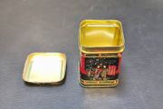oriental asian vintage empty tea tin container collectables