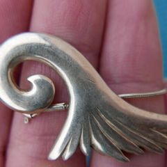 Vintage 925 Sterling Silver Pendant With Chain 11.8g L11"