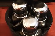 leather (et) case triple bottle flask