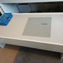 kids table:  DUNDRA Activity table with storage, white/grey Image 4