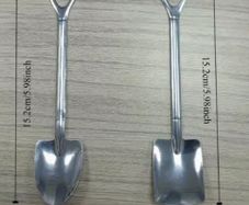 4pcs Premium Stainless Steel Watermelon & Shovel Cutlery Set, new.