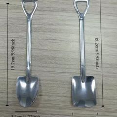 4pcs Premium Stainless Steel Watermelon & Shovel Cutlery Set, new.