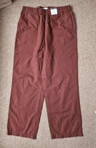 M&S Brown Straight Casual Trousers
