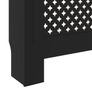 Radiator Cover Black 205 cm Image 7